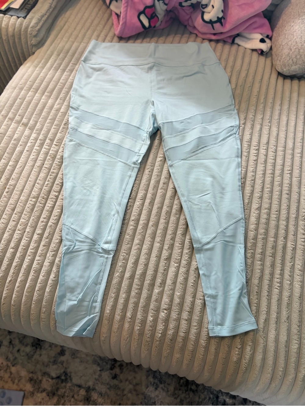 POPFLEX Light Blue High-Waist Active Leggings